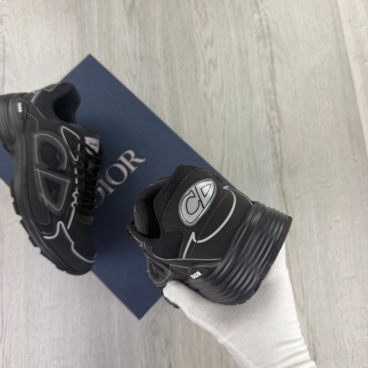 Dior B30 Men’s Triple Black Trainers - 42 (Fit Uk 8) (Copy) imagen 12