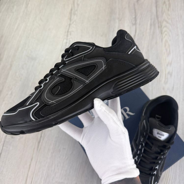Dior B30 Men’s Triple Black Trainers - 42 (Fit Uk 8) (Copy) imagen 2