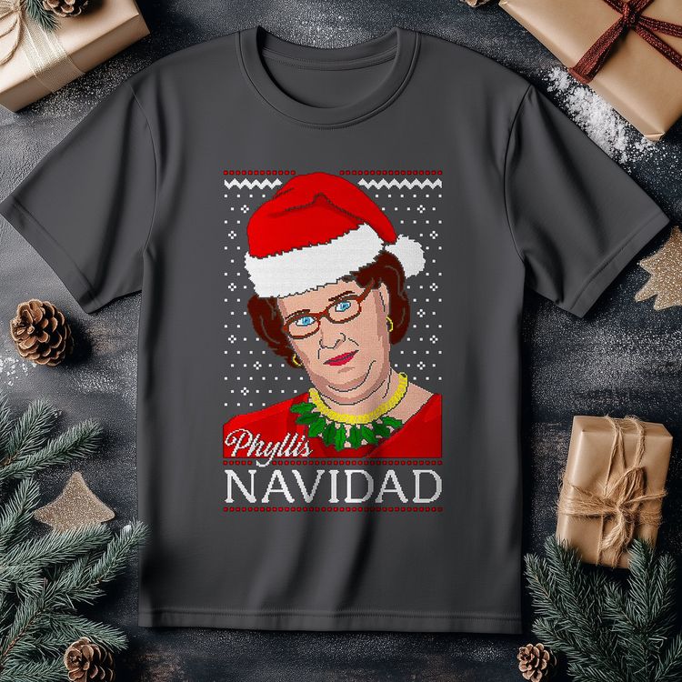 Phyllis-Navidad T-Shirt - Festively image 5