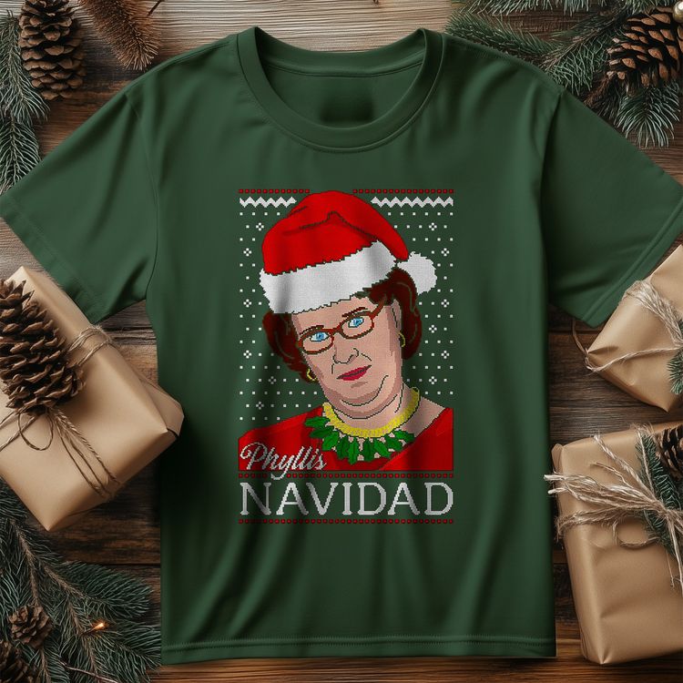 Phyllis-Navidad T-Shirt - Festively image 2