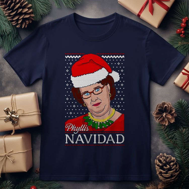 Phyllis-Navidad T-Shirt - Festively image 3