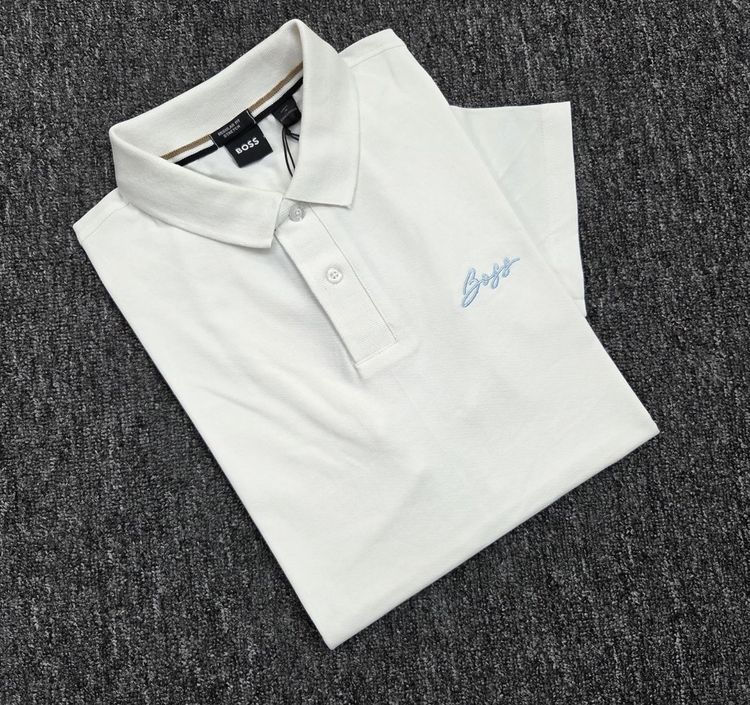 HUGO Boss White Polo Shirt