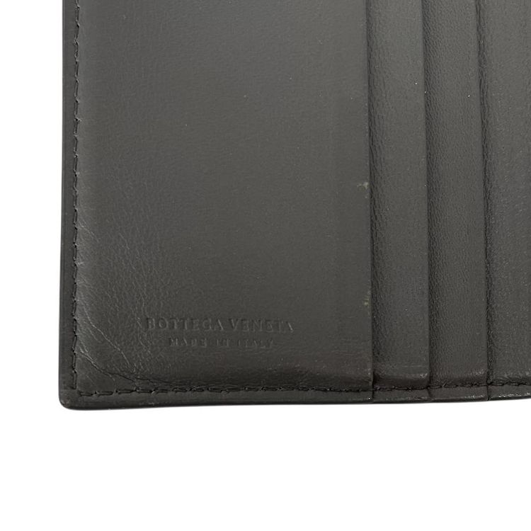 Pre-Loved Bottega Veneta Intrecciato Woven Leather Bifold Wallet obraz 5