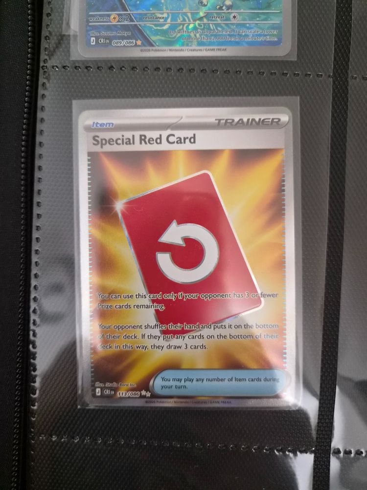 Pokemon Special Red Card - CRI 113/086 product image