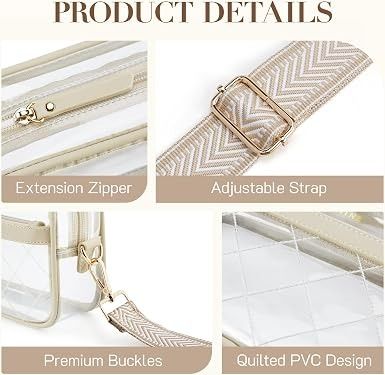 Clear Crossbody Bag With Adjustable Strap image 2