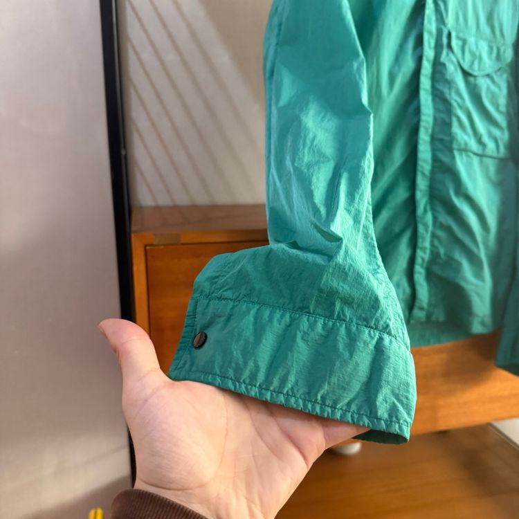 CP COMPANY Lens Chrome-R Overshirt | Green | XL P2P 23.5 (approx.) obraz 7