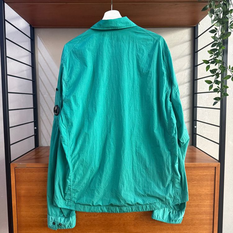 CP COMPANY Lens Chrome-R Overshirt | Green | XL P2P 23.5 (approx.) obraz 9