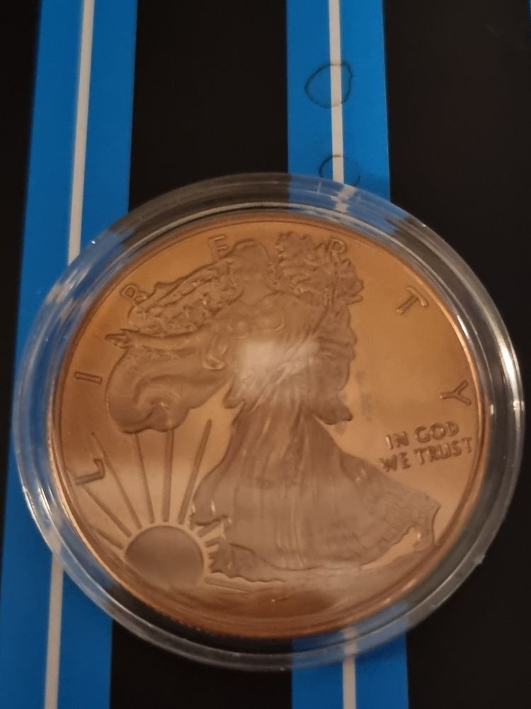 Eagle American Silver Eagle copper 999 coin  product image