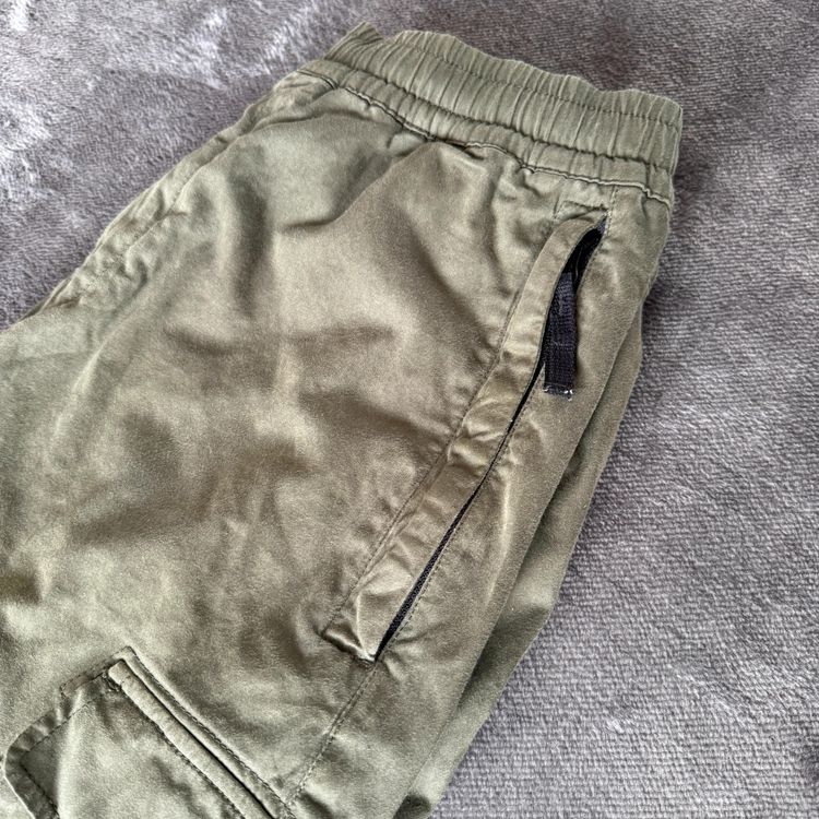 Authentic Stone Island Re-T Cuffed Cargo Trousers Khaki - Small imagen 3