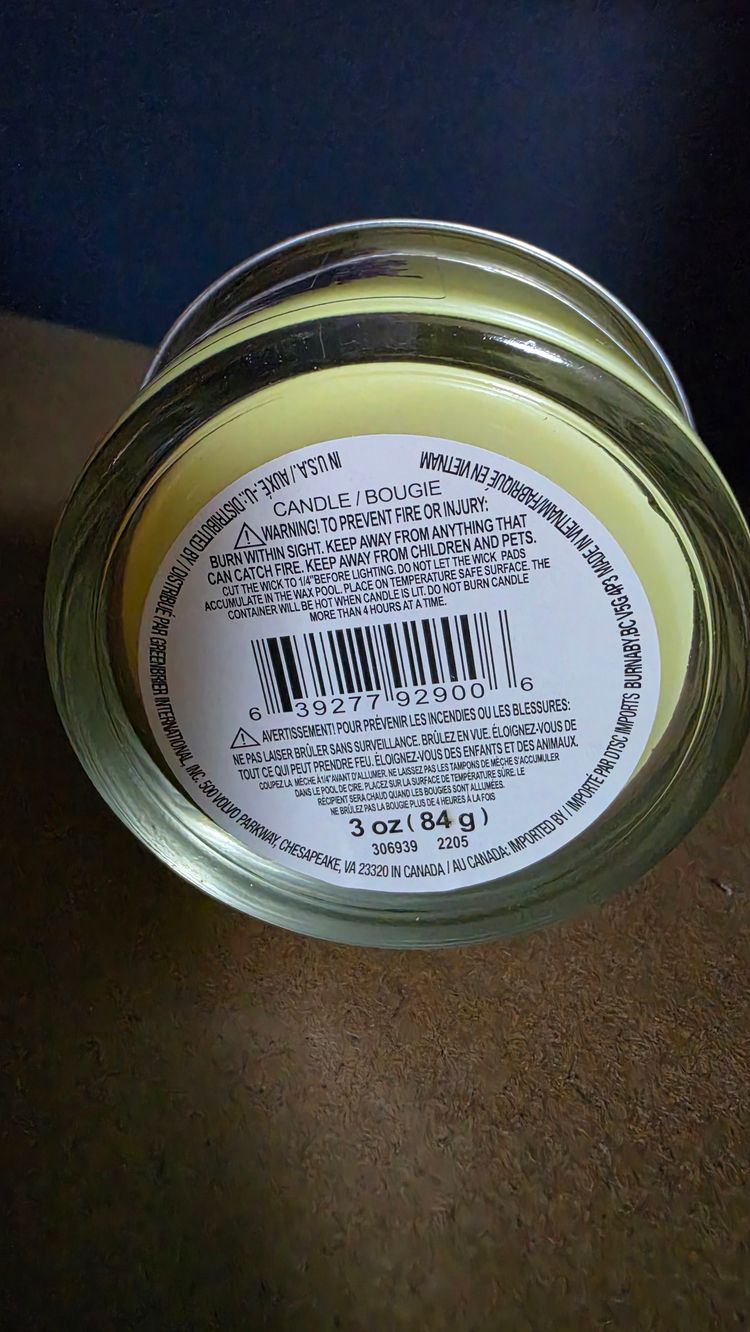 Violet Scented Candle imagen 2