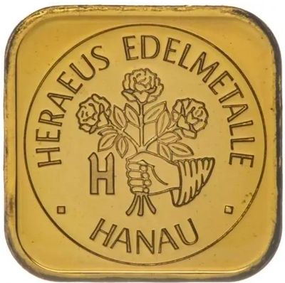 1g 999 Gold Heraeus Gold Bar