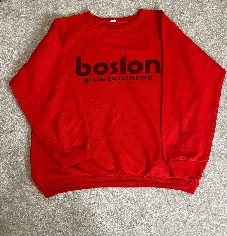 Other Red Sweatshirt With Boston Blue Bombers Print product image