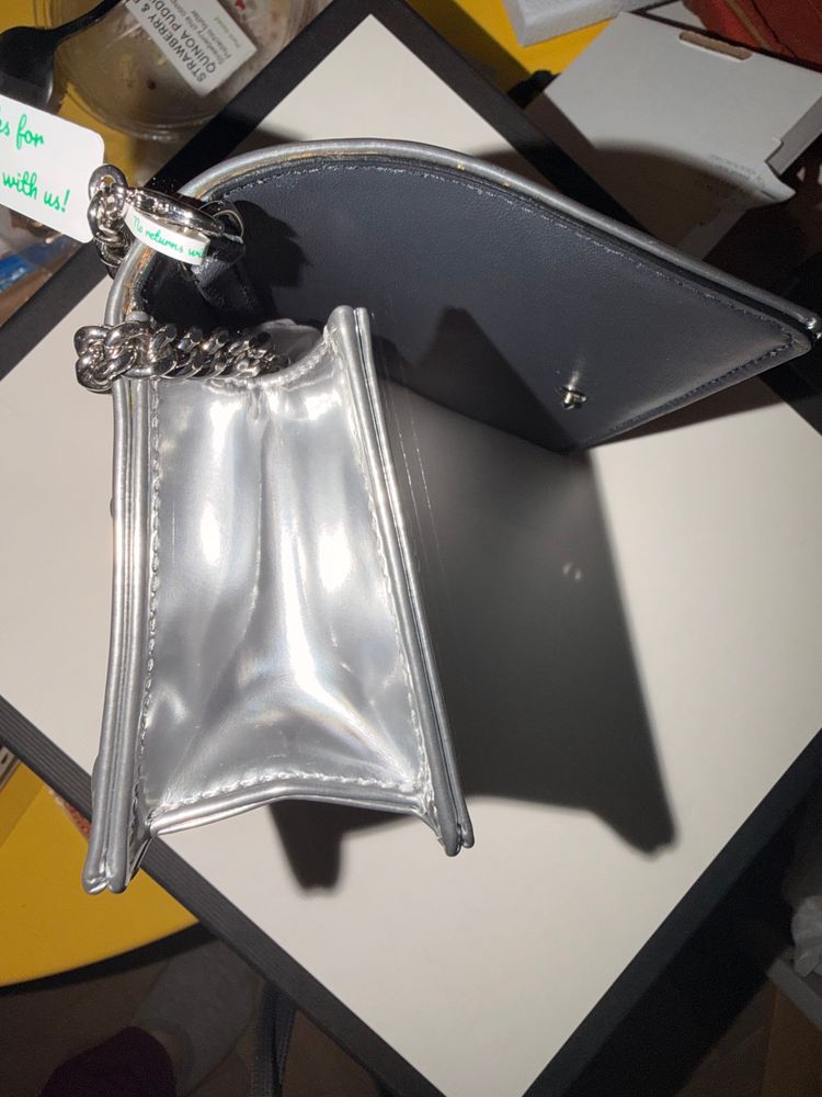 Dior Diorama Metallic Silver Handbag image 3
