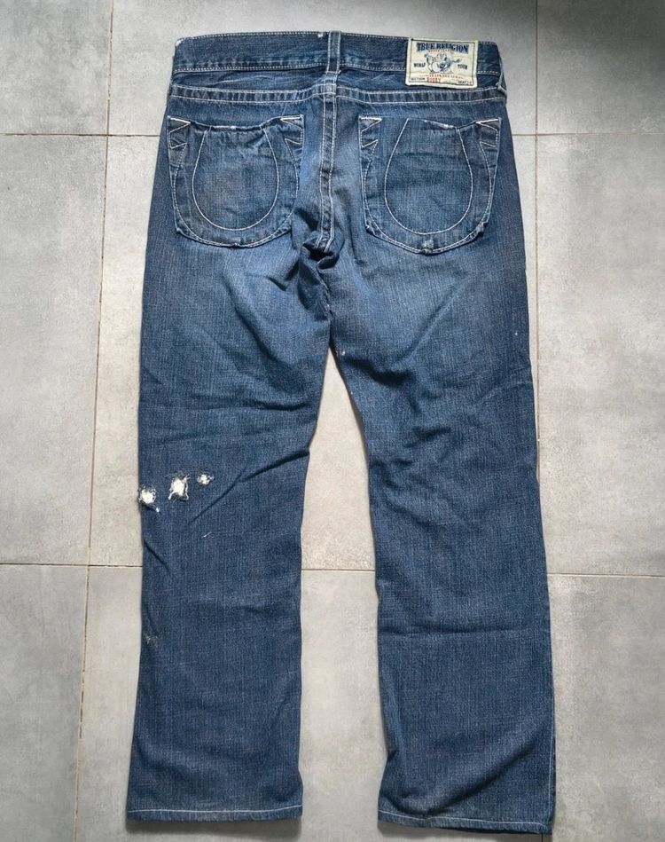 Blue Distressed Jeans