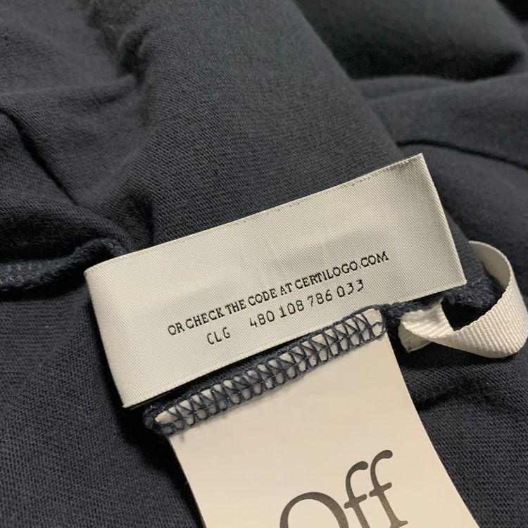 Off White Medium Lighting Arrows Blue Tee Virgil Abloh imagen 13