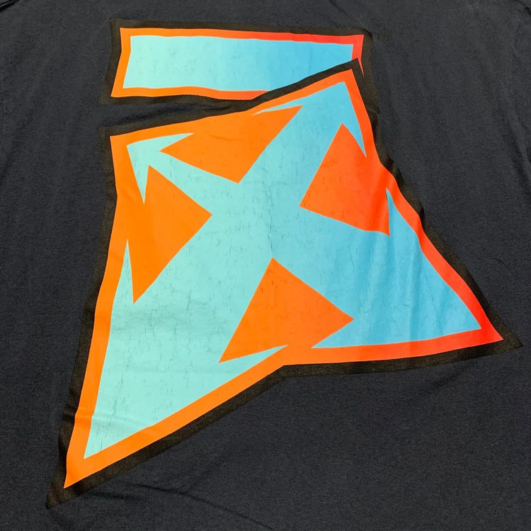 Off White Medium Lighting Arrows Blue Tee Virgil Abloh imagen 7