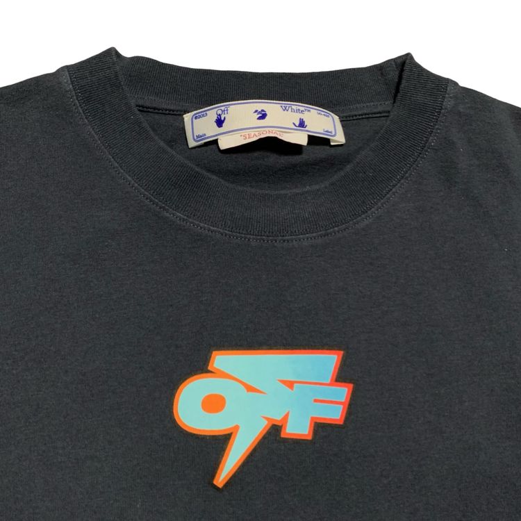 Off White Medium Lighting Arrows Blue Tee Virgil Abloh imagen 10
