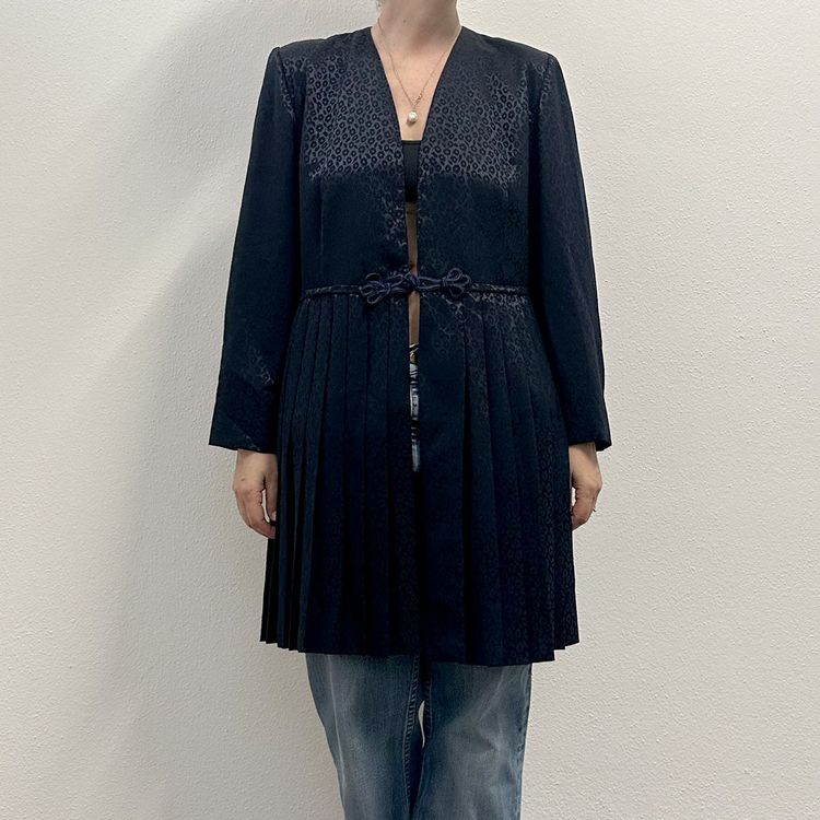 Giacca sartoriale plissettata 80s 5