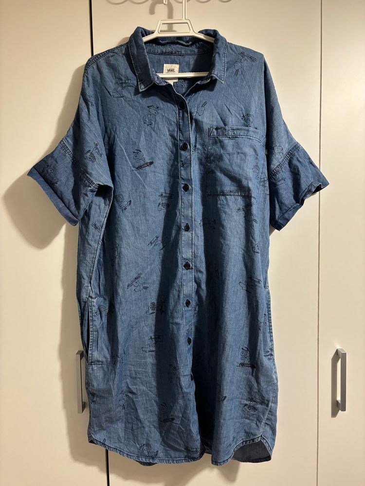 Vans Peanuts Denim Shirt Dress
