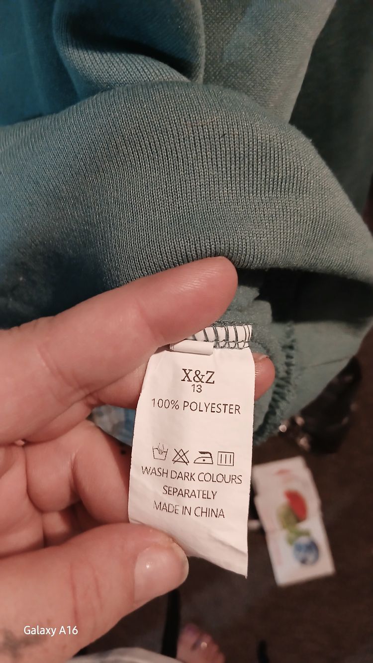 Light Blue Half-Zip Sweatshirt 2