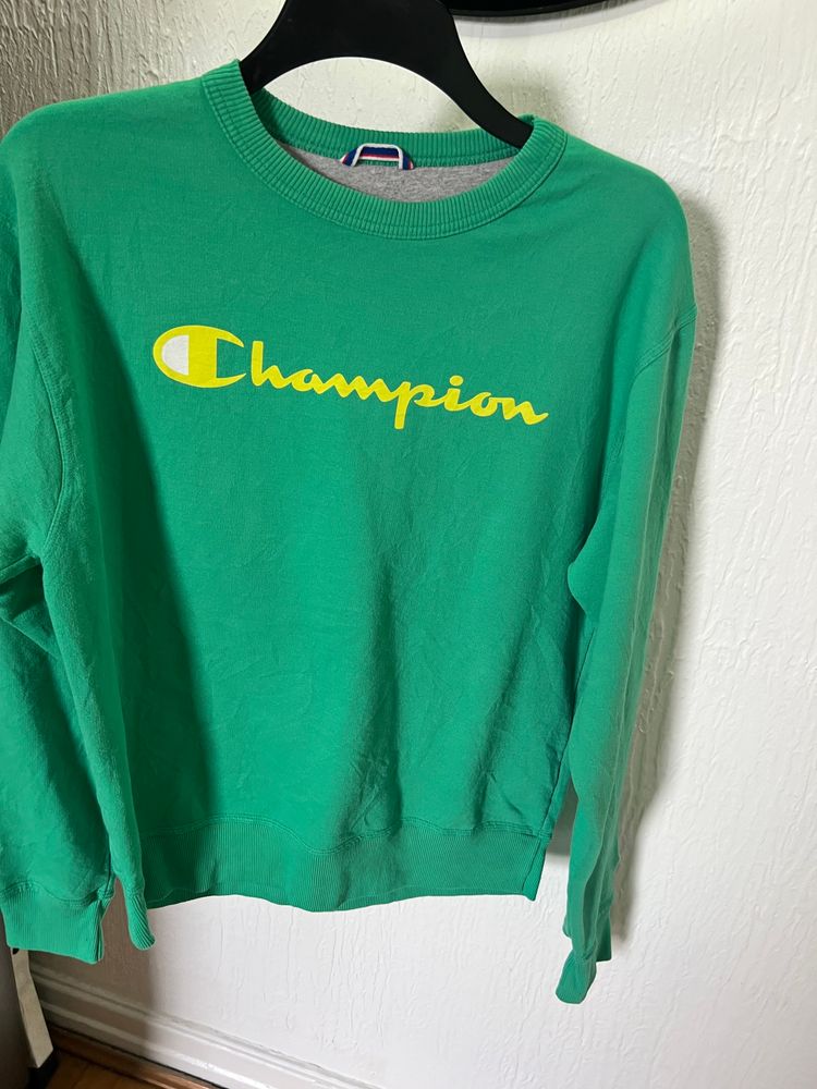 Champion Green Sweatshirt medium 