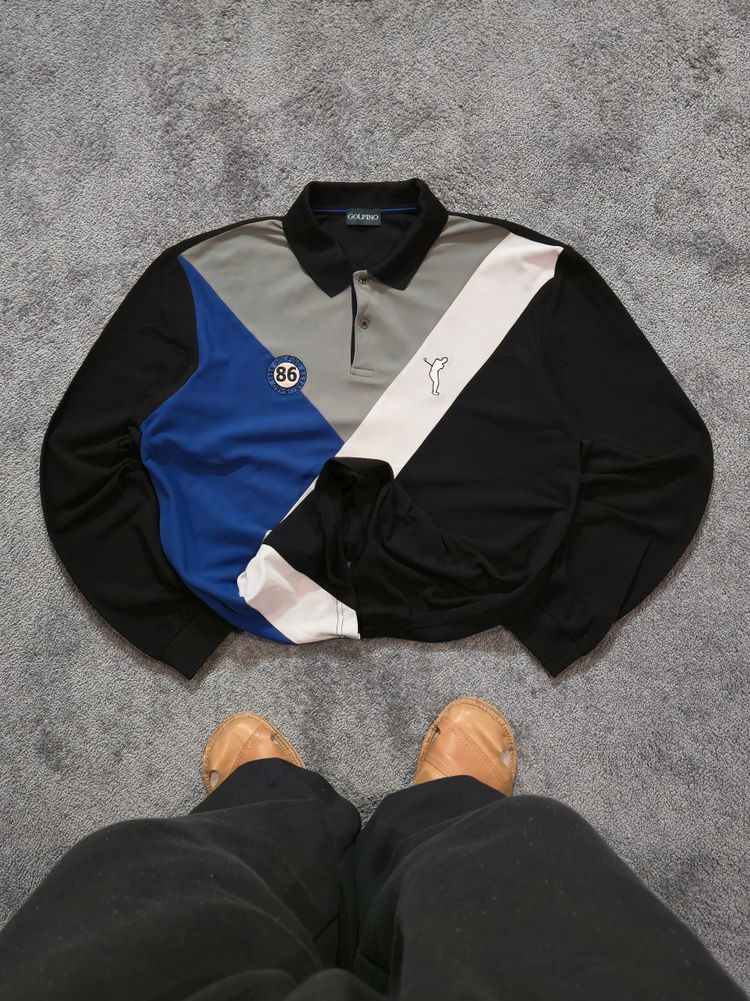 Golfino Golfino Long Sleeve Polo Shirt product image