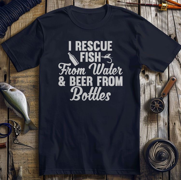 Rescue Fish & Beer 3 T-shirt image 6