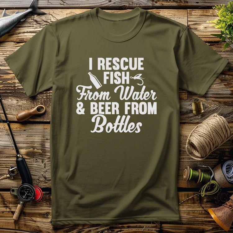 Rescue Fish & Beer 3 T-shirt image 7