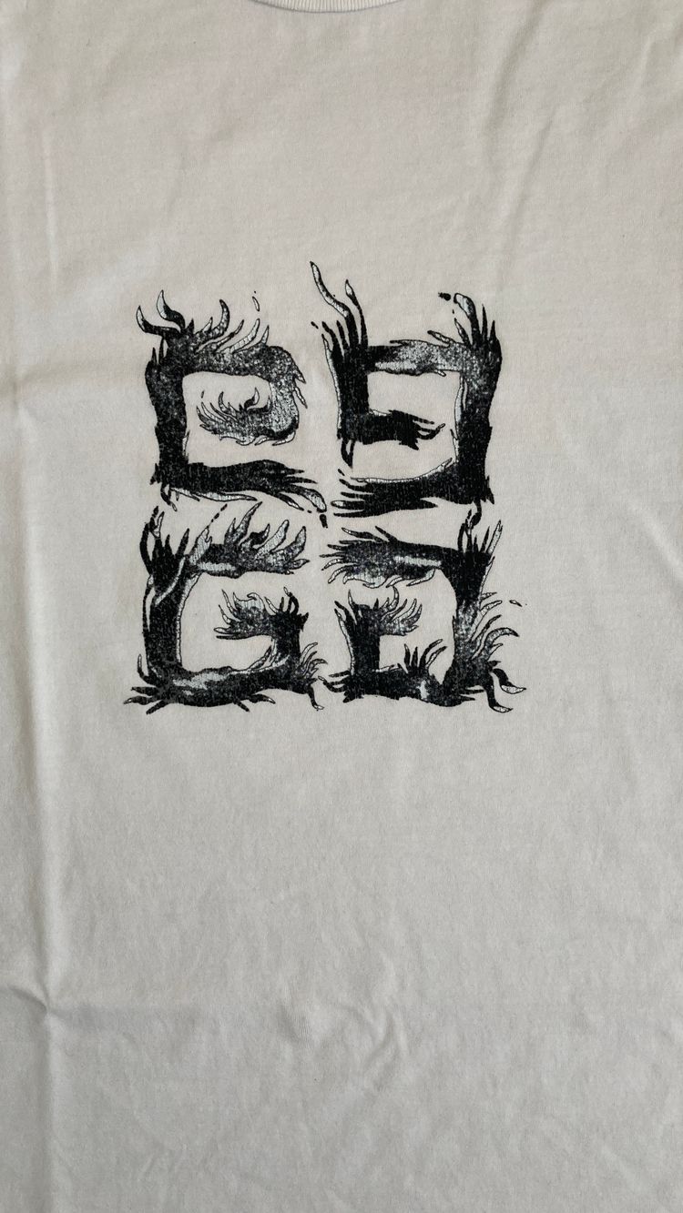 Givenchy Paris White Graphic T-Shirt Size S 100% Cotton Made in Portugal image 3