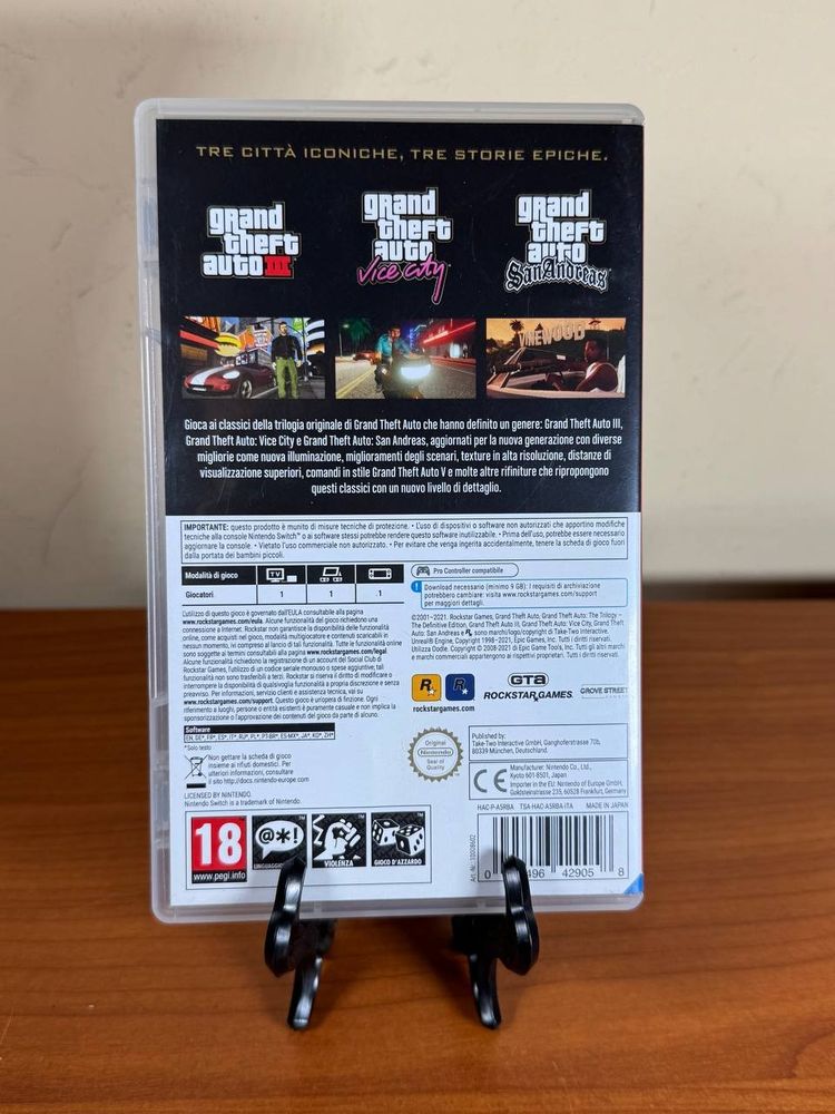 Grand Theft Auto The Trilogy The Definitive Edition Nintendo Switch 2