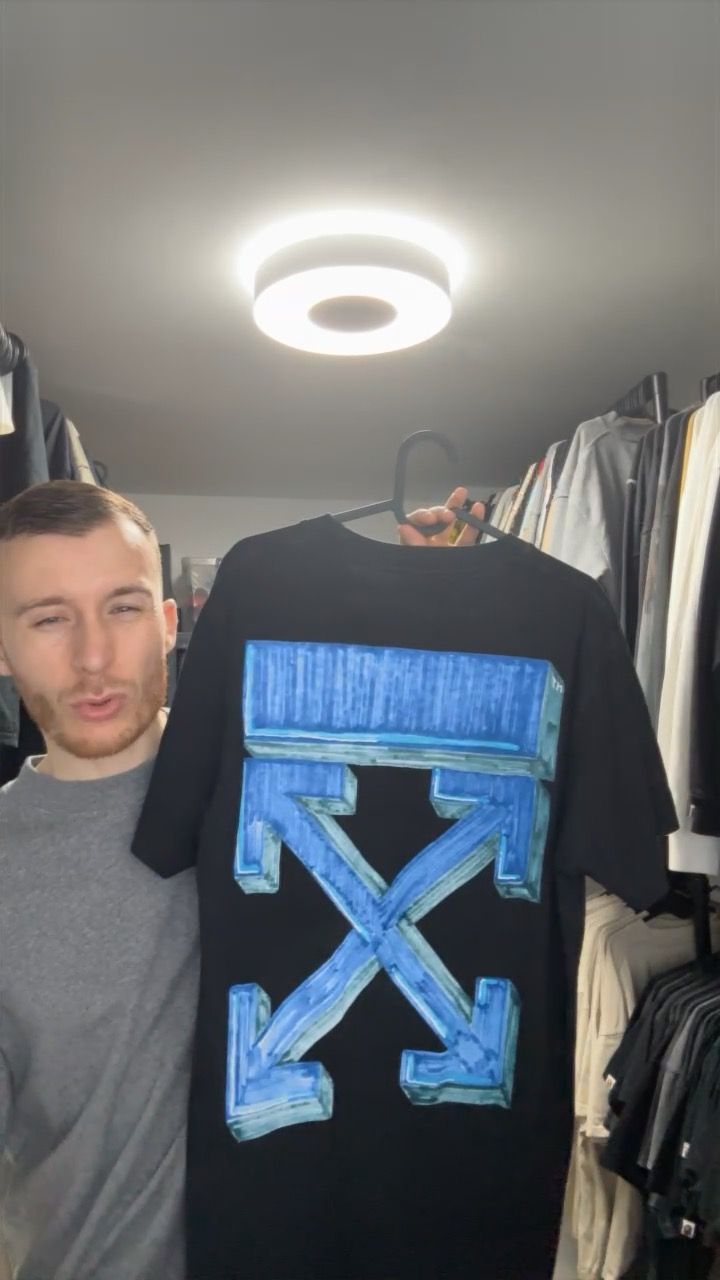 Off-White off white medium black tee product image