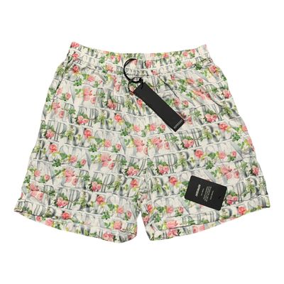 Represent Medium Shorts White Floral Bottoms