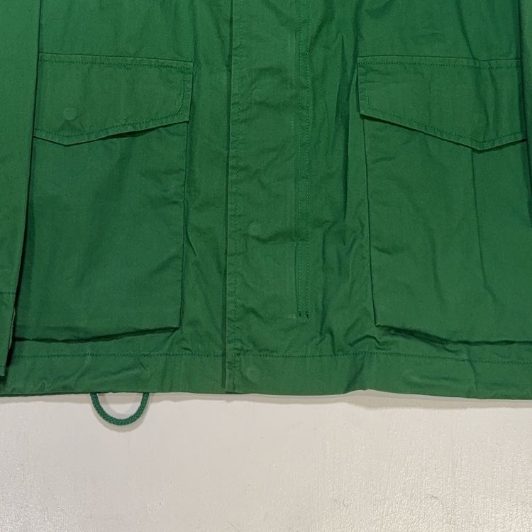 Boneville 1992 Cotton Boating Jacket With Tuck Away Hood Green Jacket image 5