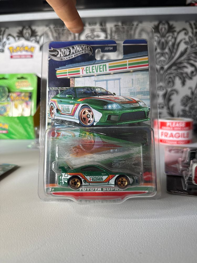 Hot Wheels 7-Eleven Toyota Supra Toy Car
