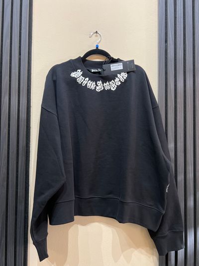 Palm Angels Black Sweatshirt