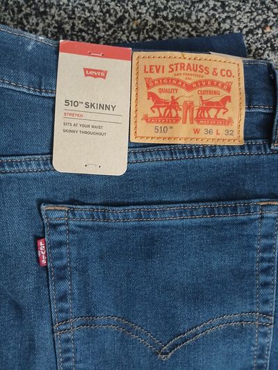 Levi'S 510 Skinny Jeans Diesel Blue W36 L32