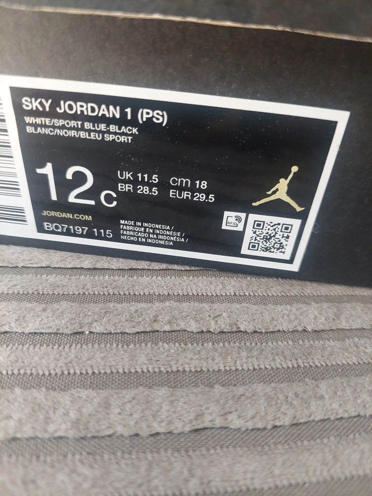 Sky Jordan 1 (Ps) Sneakers image 8