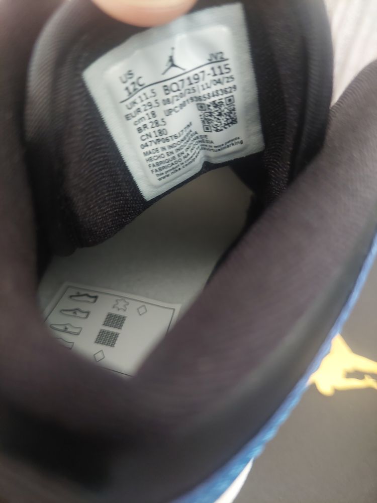 Sky Jordan 1 (Ps) Sneakers image 7