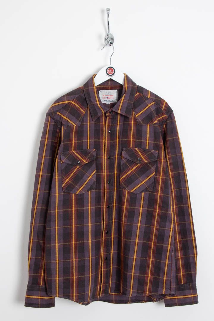 Avirex Long Sleeve Checkered Flannel Shirt (M) image 1