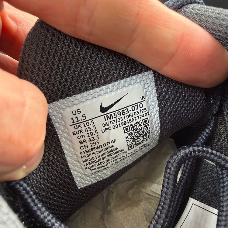 Immagine di Nike Air Max Plus TN UK 10.5 Cordura Dark Smoke Grey Black Trainers IM5983-070 9