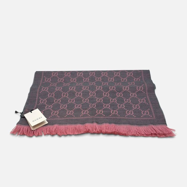 Sciarpa GG in lana Jacquard image 1