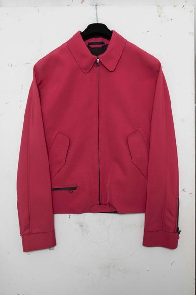 Lanvin Paris Technical Triacetate Bomber Harrington Jacket
