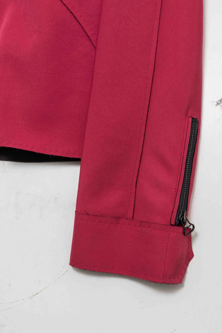 Lanvin Paris Technical Triacetate Bomber Harrington Jacket image 8