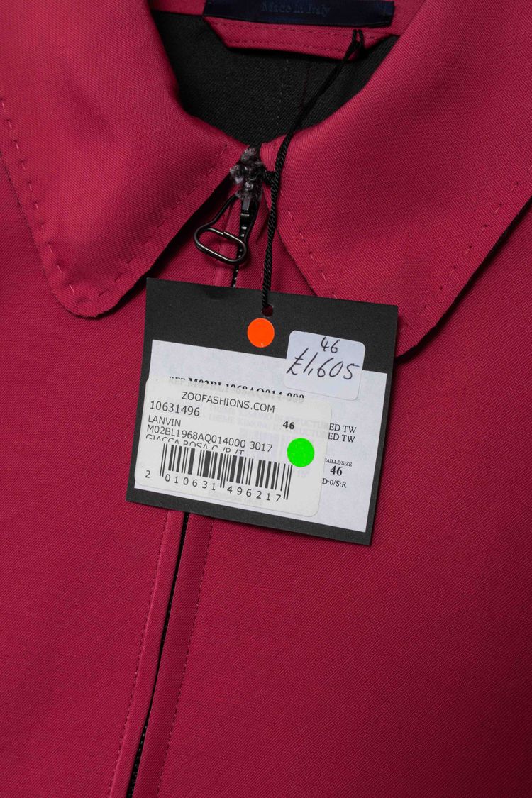 Lanvin Paris Technical Triacetate Bomber Harrington Jacket image 16