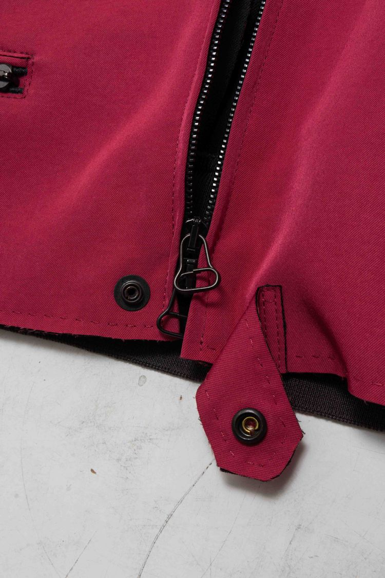 Lanvin Paris Technical Triacetate Bomber Harrington Jacket image 10