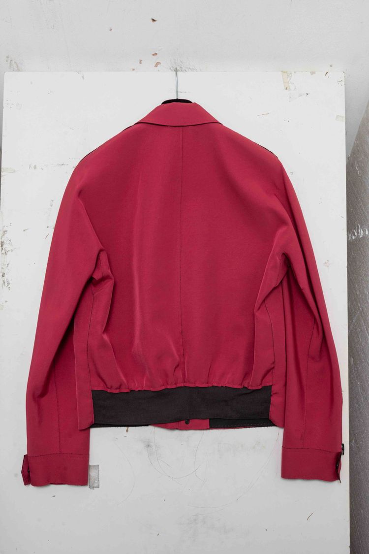 Lanvin Paris Technical Triacetate Bomber Harrington Jacket image 6