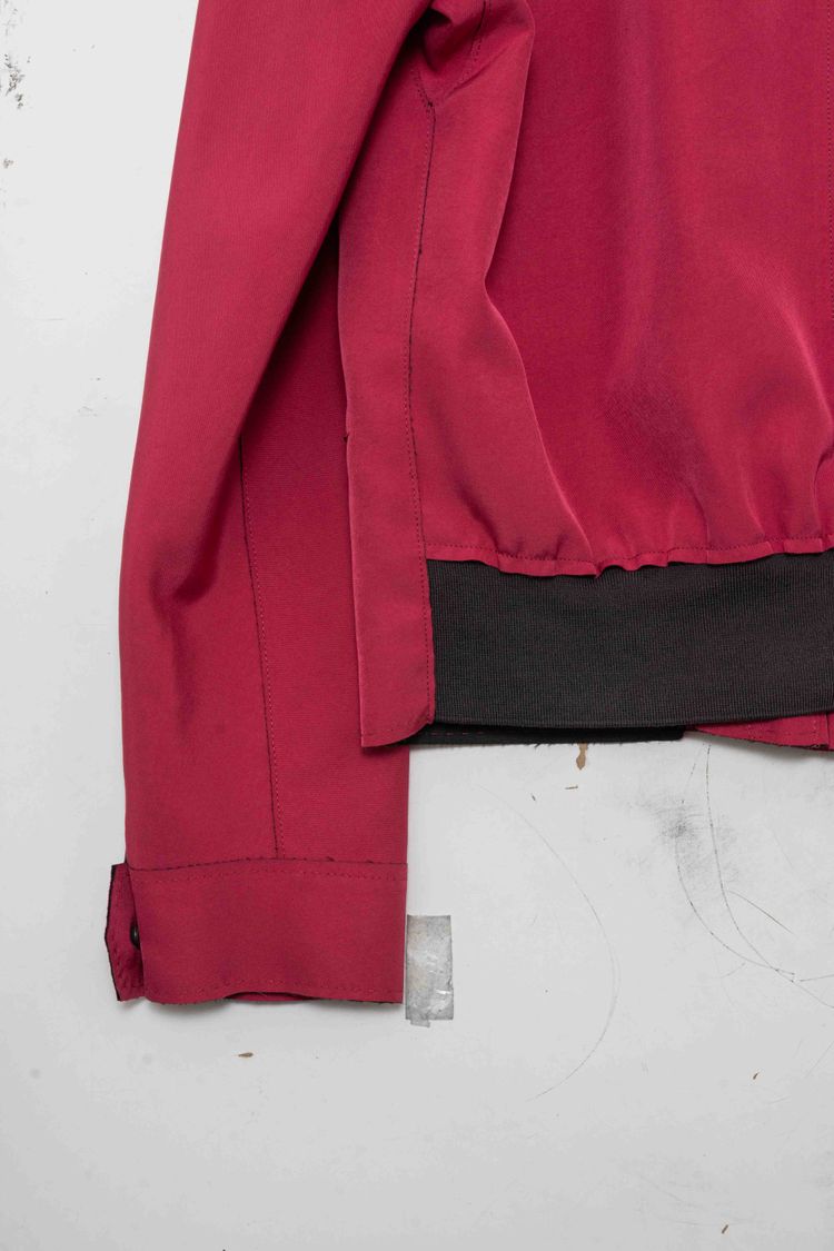 Lanvin Paris Technical Triacetate Bomber Harrington Jacket image 13