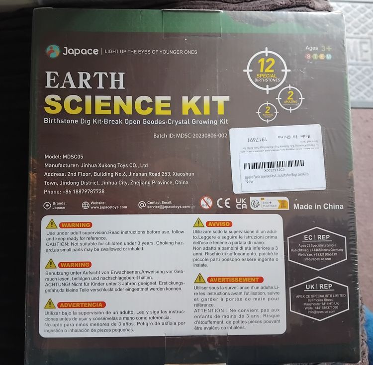 Japace Earth Science Kit obraz 3