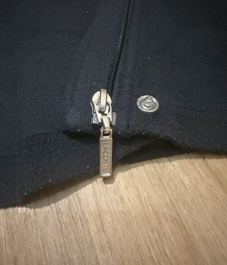 Lacoste Black Fleece Zip-Up Hoodie imagen 6