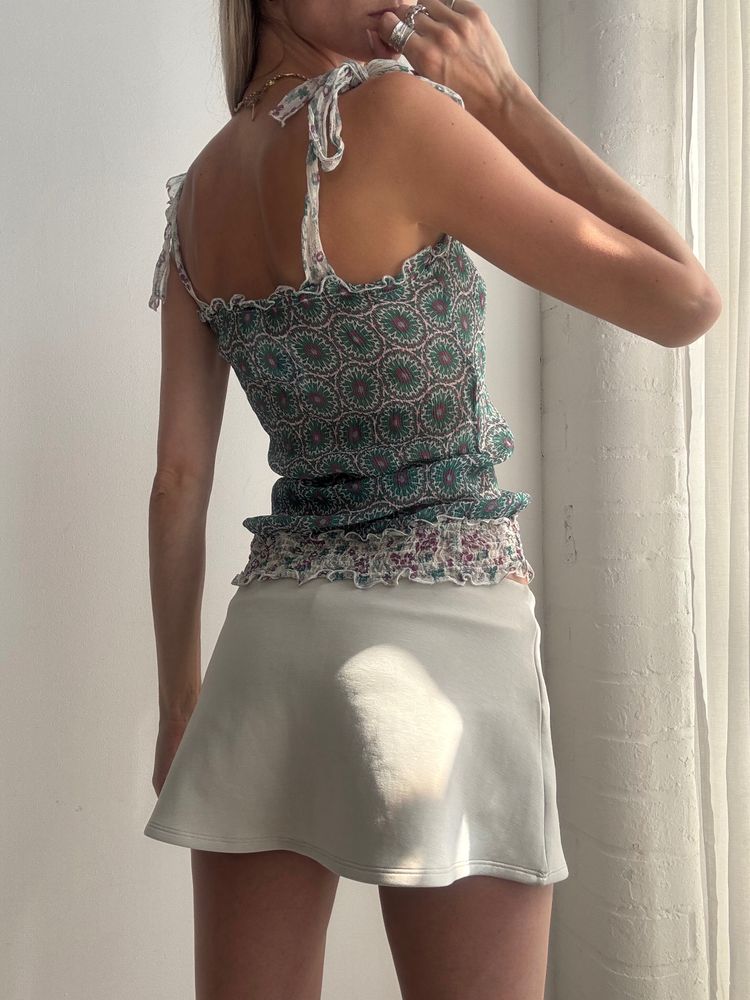 Patterned Sleeveless Top 2